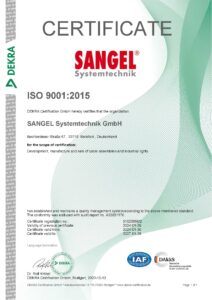 ISO 9001:2015 Certificate